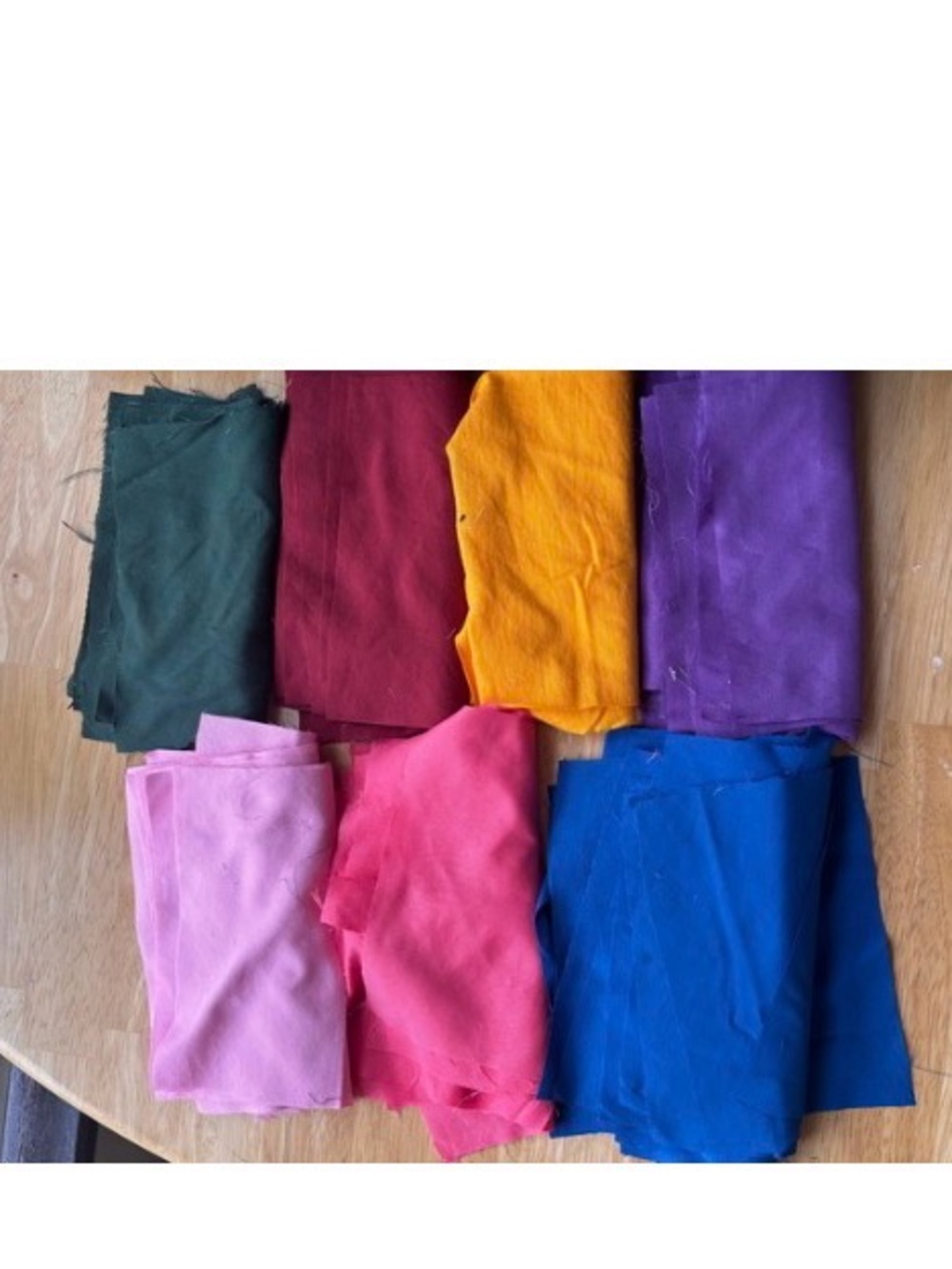 Bright Multicolor Fabric - Assorted Solid Colors
